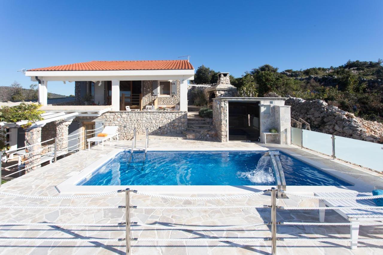 Villa, Stone House With Swimming Pool & Sauna, Beach, Sevid Luaran gambar